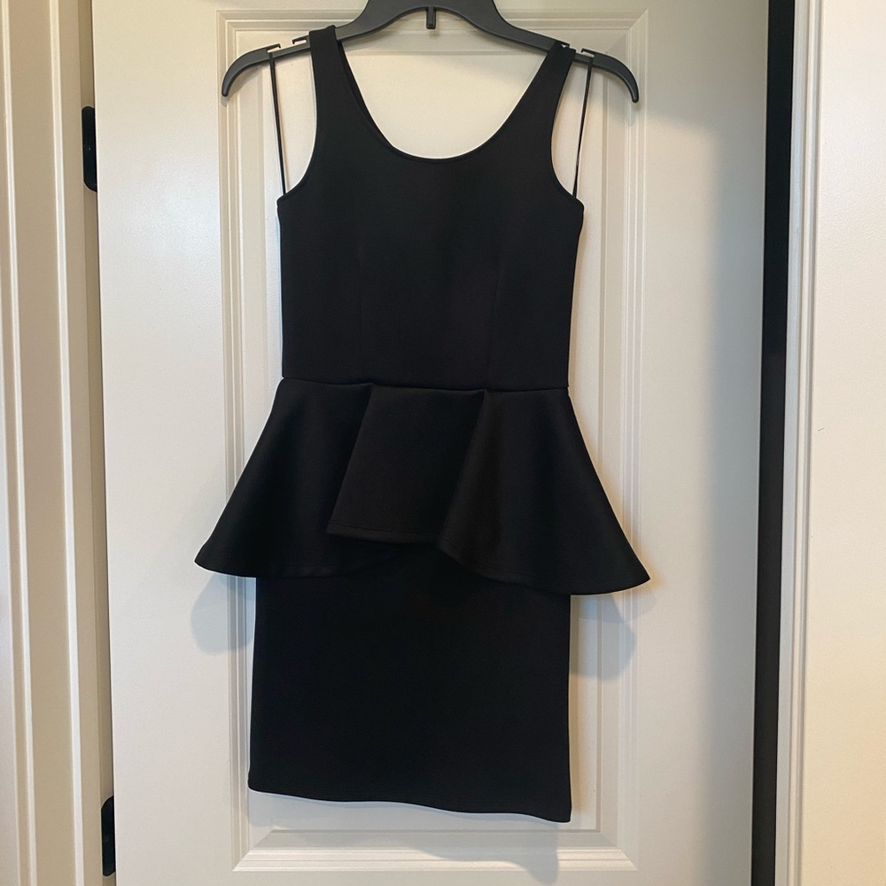 H&M black mini dress